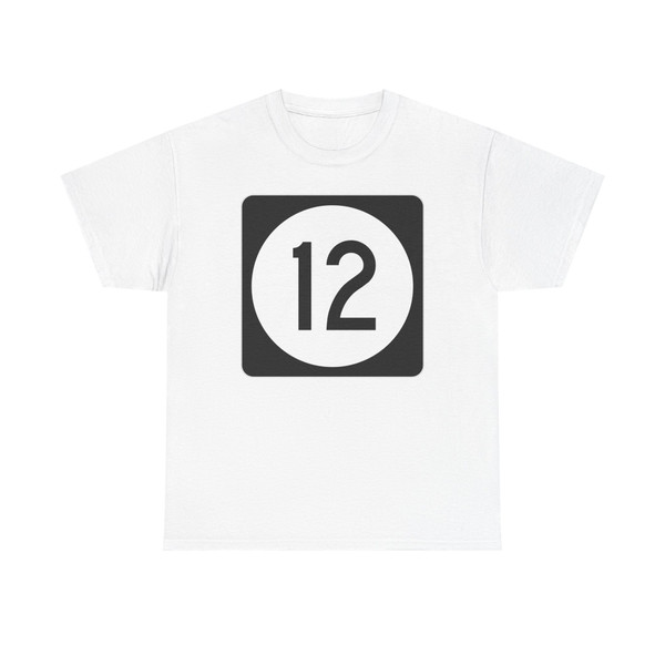 Iowa 12 (Iowa) (Road Sign) T-Shirt