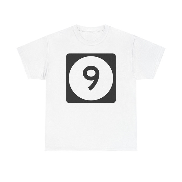 Iowa 9 (Iowa) (Road Sign) T-Shirt