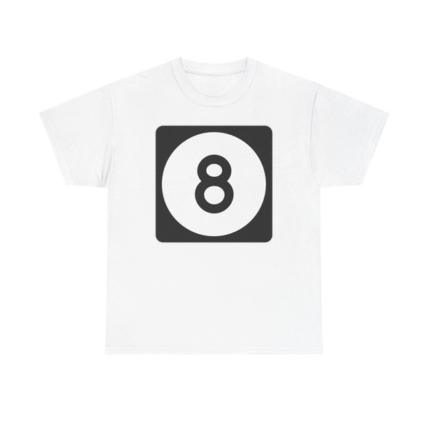 Iowa 8 (Iowa) (Road Sign) T-Shirt