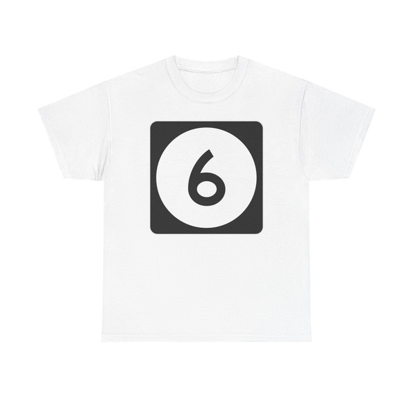 Iowa 6 (Iowa) (Road Sign) T-Shirt