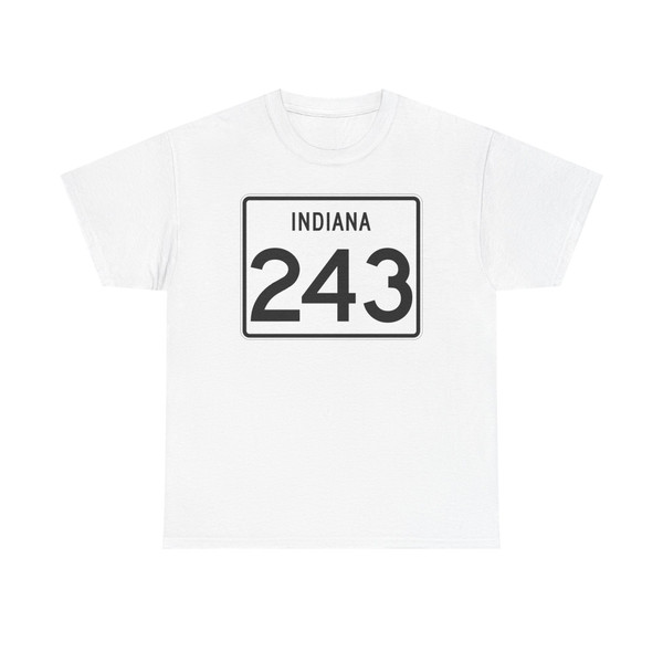 Indiana 243 (Indiana) (Road Sign) T-Shirt