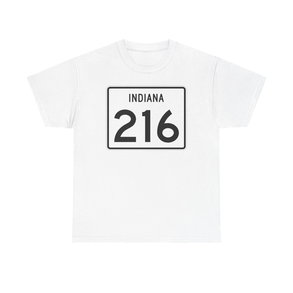 Indiana 216 (Indiana) (Road Sign) T-Shirt