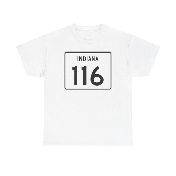 Indiana 116 (Indiana) (Road Sign) T-Shirt