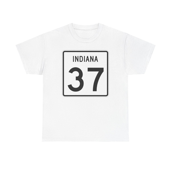 Indiana 37 (Indiana) (Road Sign) T-Shirt