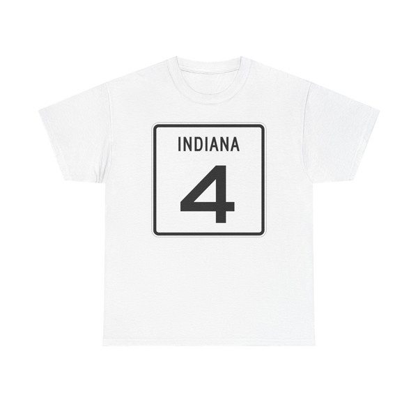 Indiana 4 1955 (Indiana) (Road Sign) T-Shirt