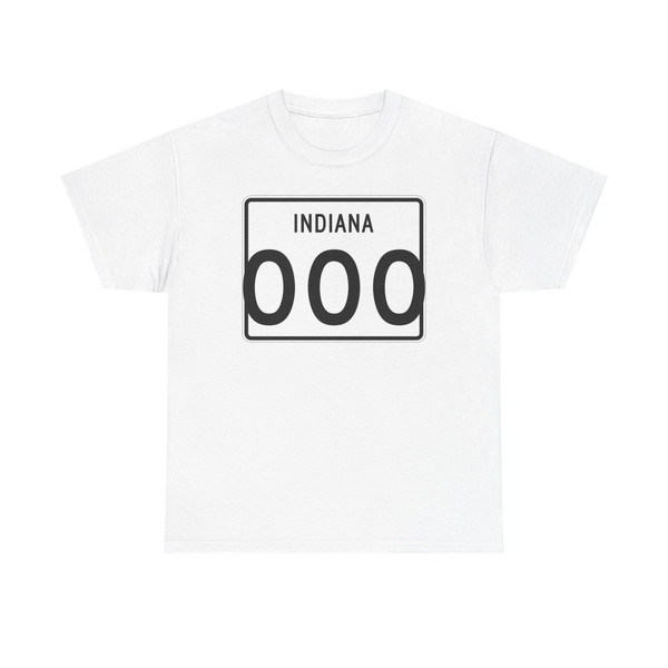 Indiana 3di (Indiana) (Road Sign) T-Shirt