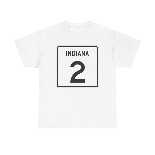 Indiana 2 (Indiana) (Road Sign) T-Shirt