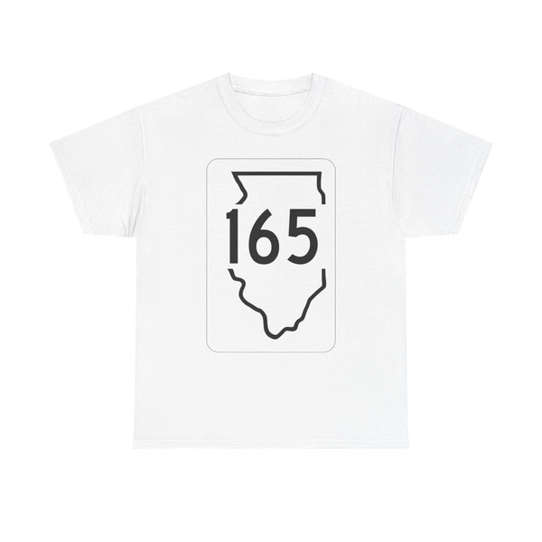Illinois 165 1950 (Illinois) (Road Sign) T-Shirt