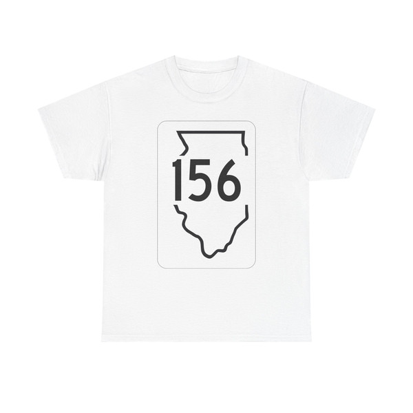 Illinois 156 1950 (Illinois) (Road Sign) T-Shirt
