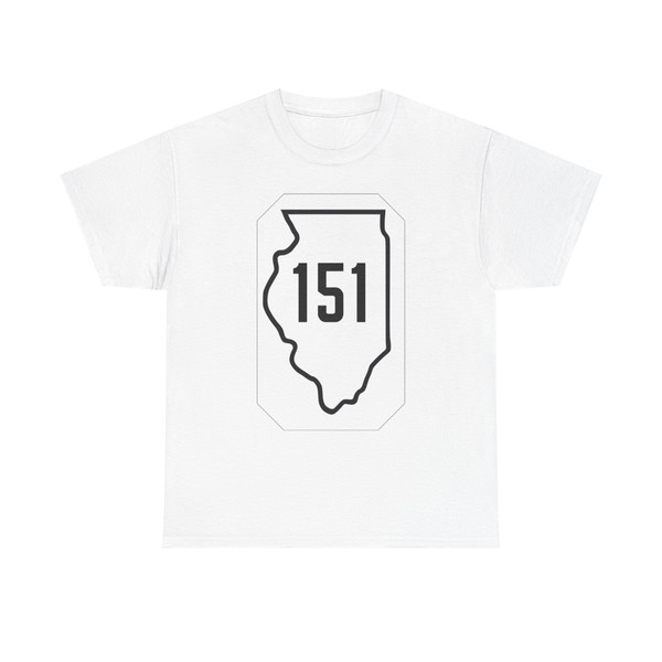 Illinois 151 1926 (Illinois) (Road Sign) T-Shirt