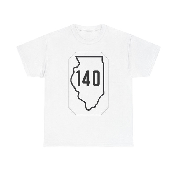 Illinois 140 1926 (Illinois) (Road Sign) T-Shirt