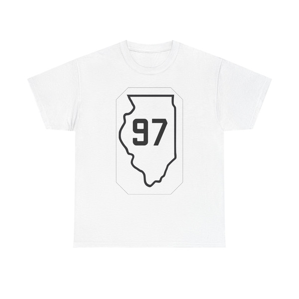 Illinois 97 1926 (Illinois) (Road Sign) T-Shirt