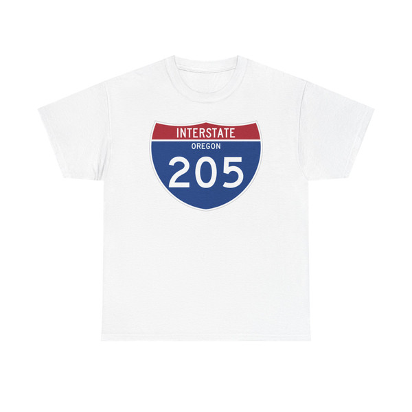 I-205 OR Metric (Oregon) (Road Sign) T-Shirt