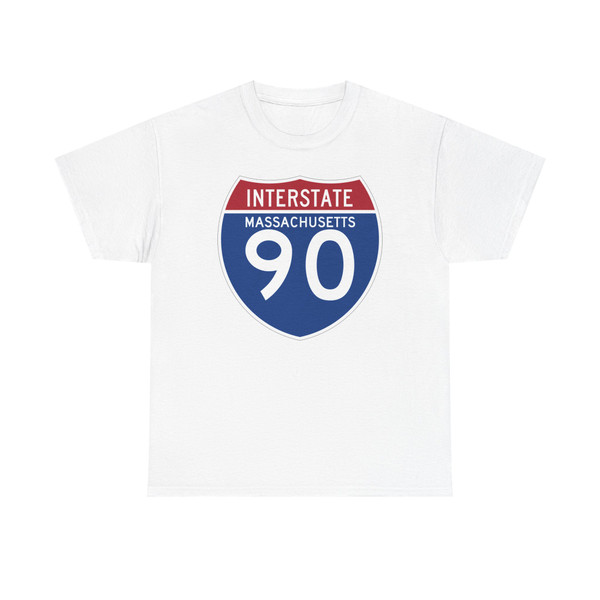 I-90 MA (Massachusetts) (Road Sign) T-Shirt