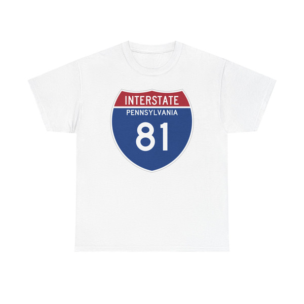 I-81 PA Metric (Pennsylvania) (Road Sign) T-Shirt