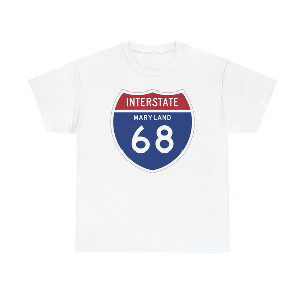 I-68 MD 1957 (Maryland) (Road Sign) T-Shirt