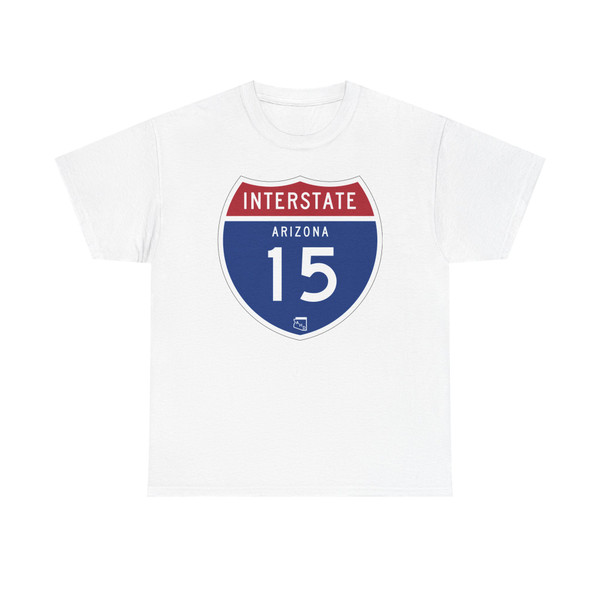 I-15 AZ 1957 (Arizona) (Road Sign) T-Shirt