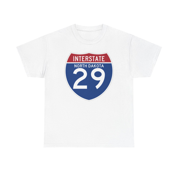 I-29 ND (North Dakota) (Road Sign) T-Shirt