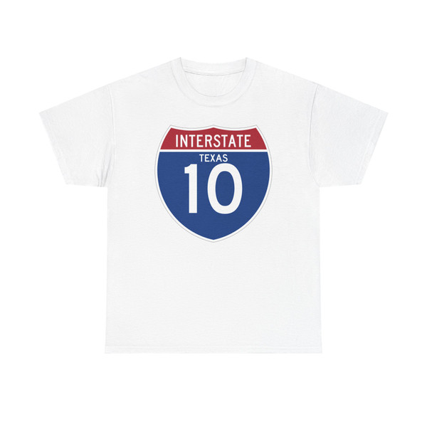 I-10 TX (Texas) (Road Sign) T-Shirt