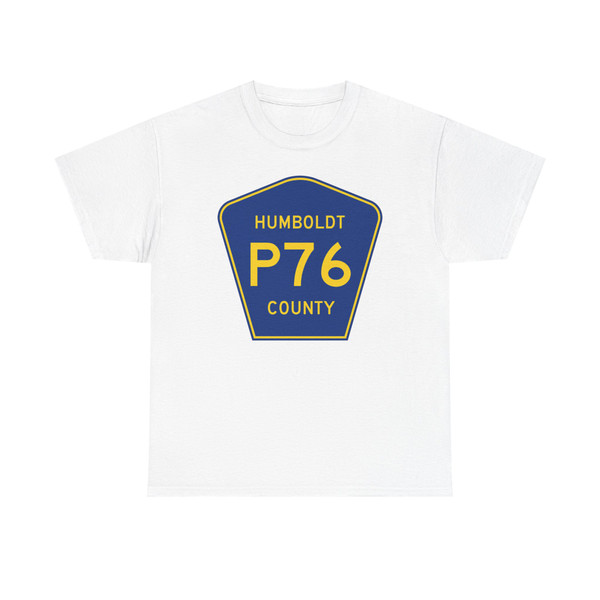 Humboldt County Route P76 IA (Iowa) (Road Sign) T-Shirt