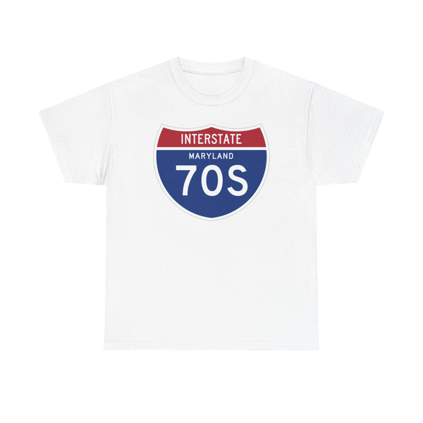 I-70S MD 1961 (Maryland) (Road Sign) T-Shirt