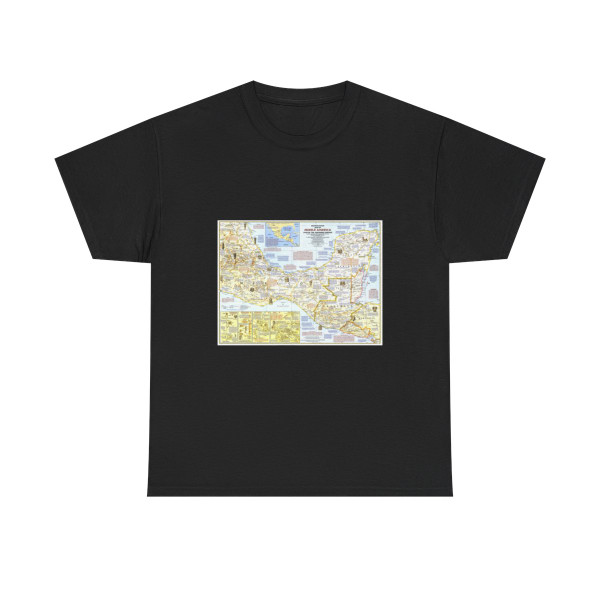 Central America - Archeological Map 1 (1968) (Map) T-Shirt