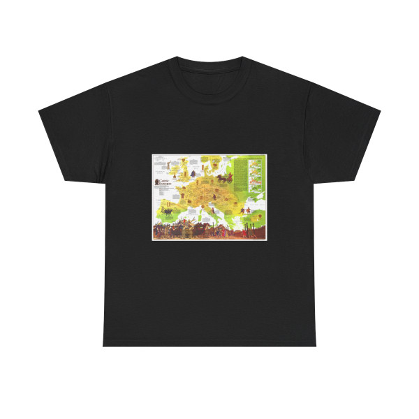 Europe - Celtic (1977) (Map) T-Shirt