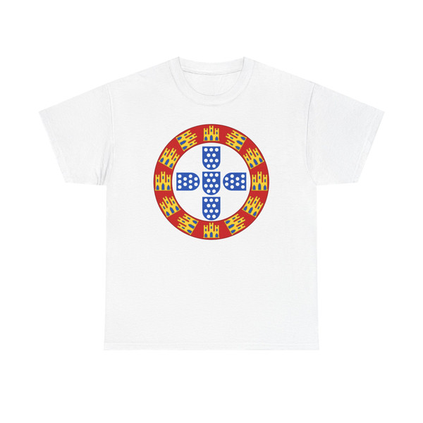 CoA of Portugal 1248-1385 circular (Portugal) (Coat of Arms) T-Shirt