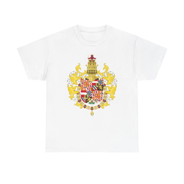 Coat of Arms of Charles I of Spain with Germanic Ornaments 1516-1518 (Spain) (Coat of Arms) T-Shirt