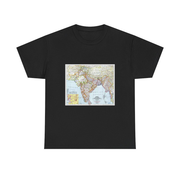 India and Burma (1946) (Map) T-Shirt