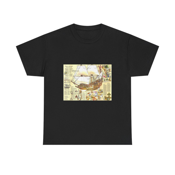 History Salvaged from the Sea (1977) (Map) T-Shirt