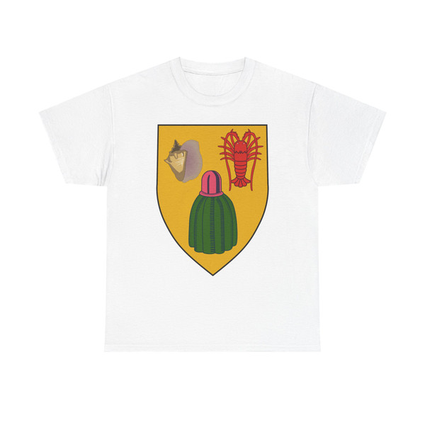 Shield of the Turks and Caicos Islands (United Kingdom) (Coat of Arms) T-Shirt