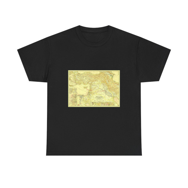 Middle East - Bible Lands and the Cradle of Western Civilization (1938) (Map) T-Shirt