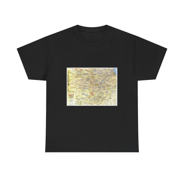 USA - Central Plains 1 (1985) (Map) T-Shirt
