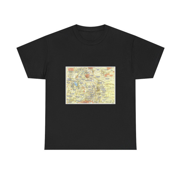 USA - Central Rockies 1 (1984) (Map) T-Shirt