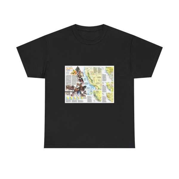 USA - Far West 2 (1984) (Map) T-Shirt
