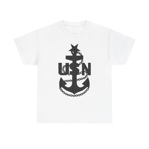 USN SCPO cap badge subdued (United States) (Military Rank) T-Shirt