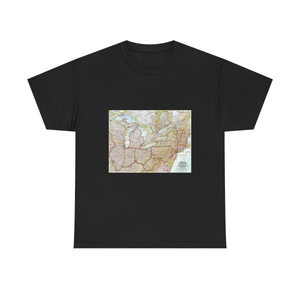 USA - Northeastern & Great Lakes (1959) (Map) T-Shirt