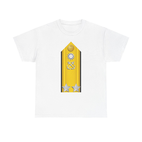 Taiwan Navy OF 8 Shoulder (China) (Military Rank) T-Shirt
