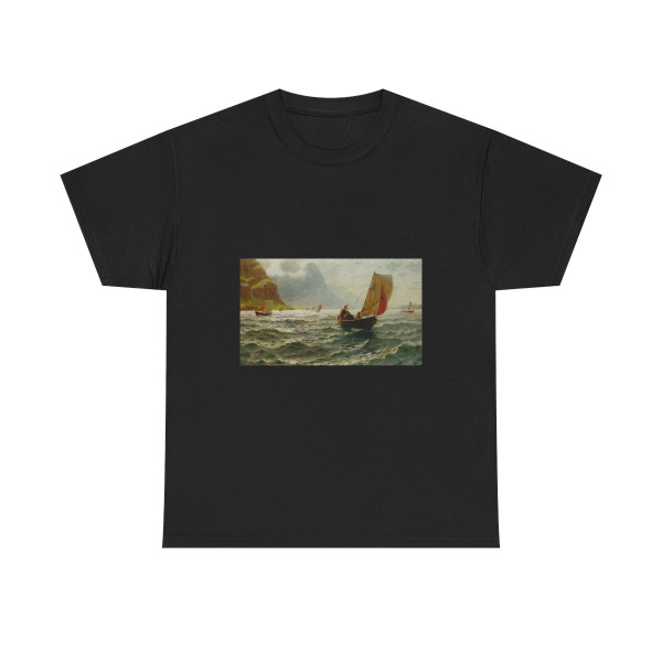 Hans Dahl (1849-1937) Upon Sunny Waves - T-Shirt