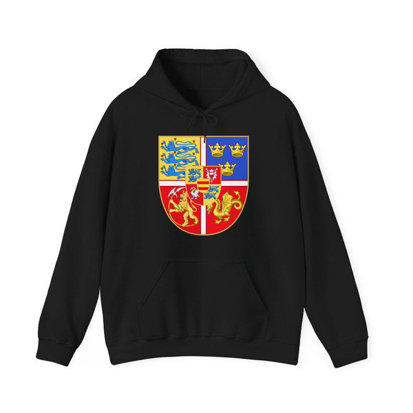 Armoiries de la princesse Dorothée de Danemark 1520-1560 (Denmark) (Coat of Arms) Hoodie