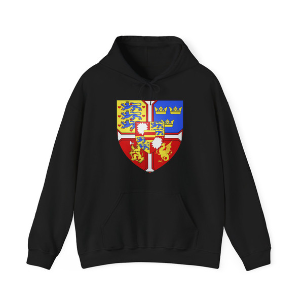 Blason Christian Ier de Oldenbourg 1425-1481 Roi de Suède de Danemark et de Norvège (Denmark) (Coat of Arms) Hoodie