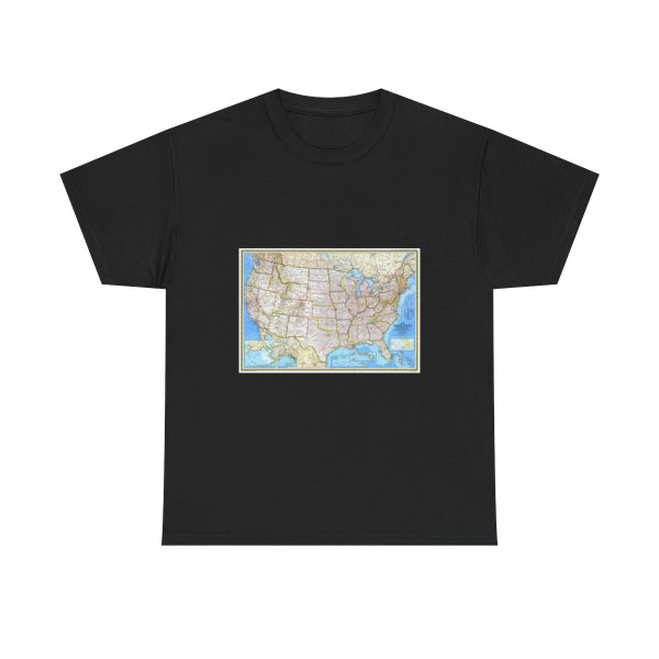 USA - The United States (1982) (Map) T-Shirt