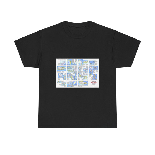 West Indies - Tourist Islands (1981) (Map) T-Shirt
