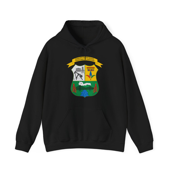 Escudo de San Miguel-La Dorada (Colombia) (Coat of Arms) Hoodie