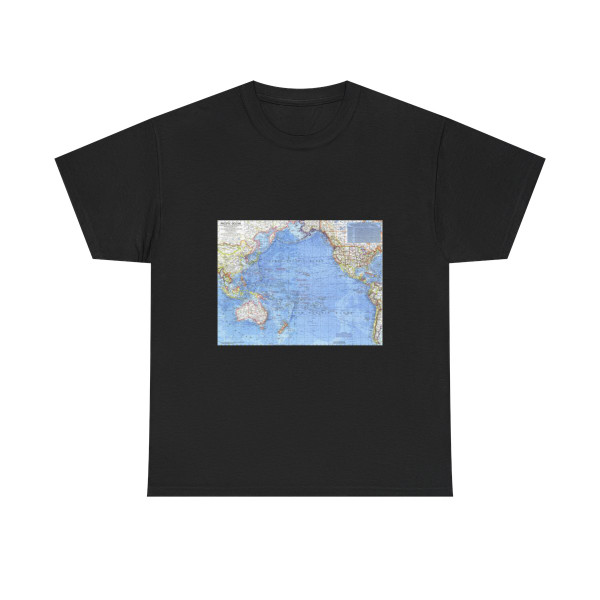 Pacific Ocean (1969) (Map) T-Shirt