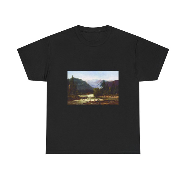 Arseny Ivanovich Meshchersky (1834-1902) Swiss Landscape - T-Shirt