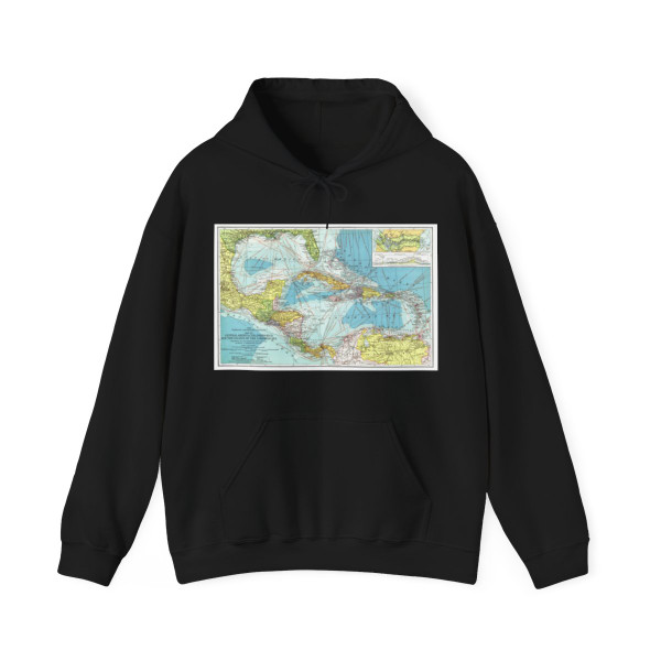 Central America (1913) (Map) Hoodie