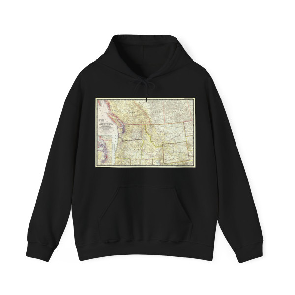USA - Northwestern (1950) (Map) Hoodie