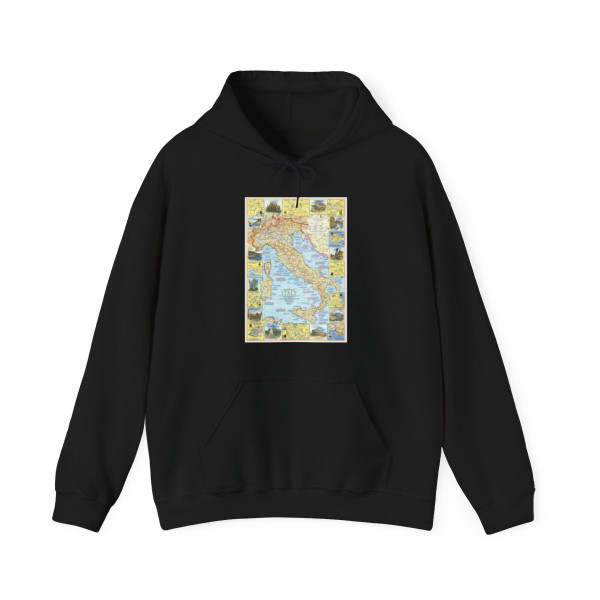 Italy - A Traveller's Map 1 (1970) (Map) Hoodie